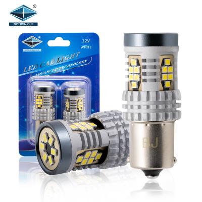 China Auto Lighting System Car Accessories Led Light 3020 24SMD Automotive Singal Warm White 12 Volt Led 1157 1156 Bulbs for sale