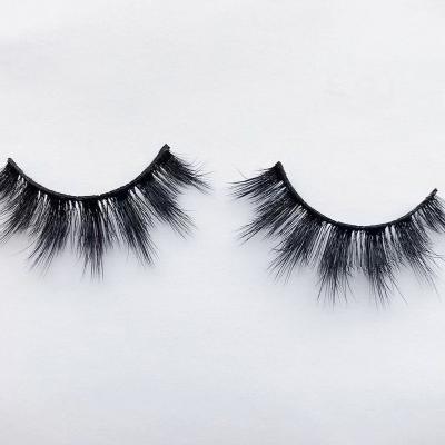 China Natural Fluffy Tapered False 3D Mink Lashes Soft Thick Handmade Long Hair Synthetic Lashes False Eyelashes for sale