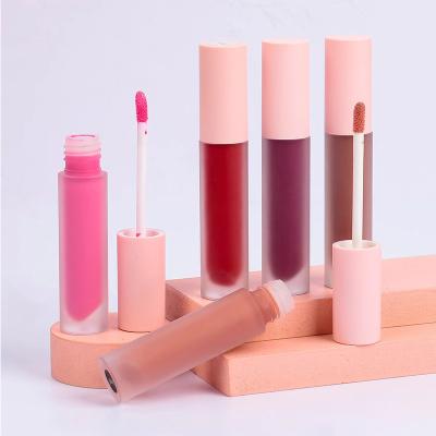 China Vegan Matte Nude Liquid Lipstick Private Label Lip Gloss Waterproof Vegan Cosmetics for sale