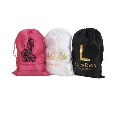 China Custom Hair Bundle Wig Hanger Hair Packaging Bags Wig Storage Bag Hair Extension Bag for sale