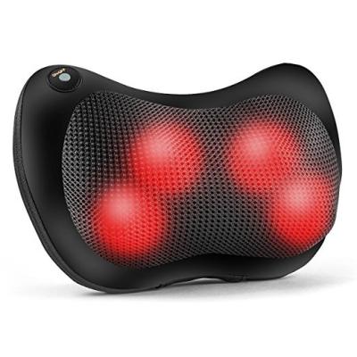 China Body Multi-function electric rechargeable shiatsu kneading neck car seat massage pillow for sale