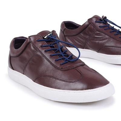 China 2022 New Style Breathable Durable Leather Shoes Men Breathable Casual Sneaker for sale