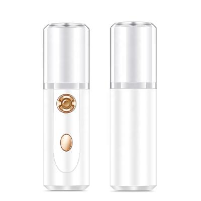 China HOT Moisturizer 30ML Facial Steamer 2 In 1 Sterilizer Sanitizer 75% Alcohol Nano USB Rechargeable Portable Face Spray Bottle for sale