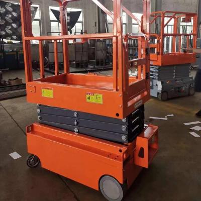 China Battery Powered Self Propelled Electric Lift Platform Automatic Hydraulic Scissor Lift Tables Machine Repair Shops for sale