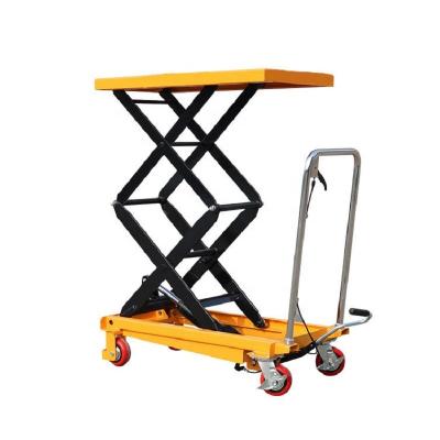 China Material Handling Equipment Table Lift Mechanism Car Pusher Machine Hydraulic Scissor Lift Table for sale