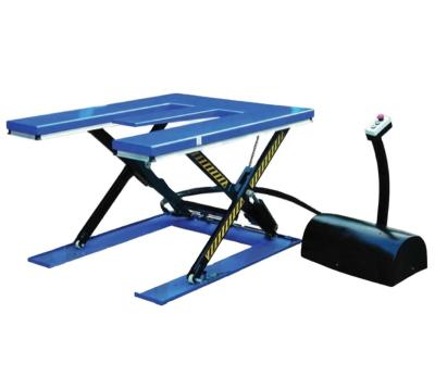 China Building Material Stores Platform Heavy Duty Stationary Electric Hydraulic Scissor Lift Tables for sale