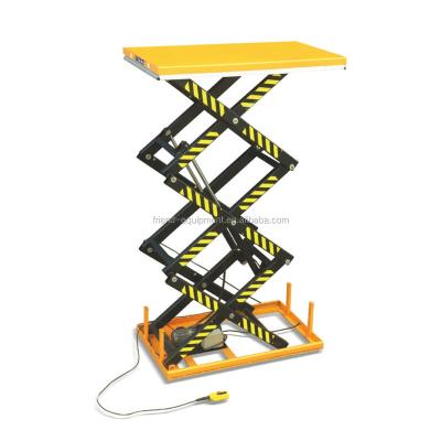 China Storage Logistic Hydraulic Scissor Three Screw Lift Electric Scissor Lift for sale