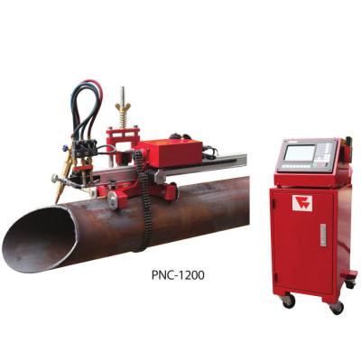 China Metal Stainless Steel Carbon Steel CNC Pipe Tube Plasma Cutting Machine Portable Aluminum Auto Profile Cut PNC-1200A for sale