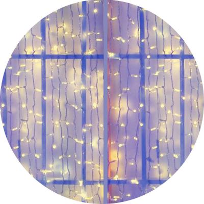 China 2*2.4M Christmas Light IP65 Curtain Party Wedding LED String Light Holiday Christmas Decorations Lights for sale