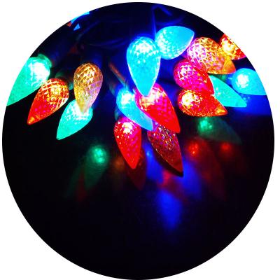 China Lightweight Waterproof String Strawberry 70L Bulbs String Halloween Light Christmas Decorations for sale