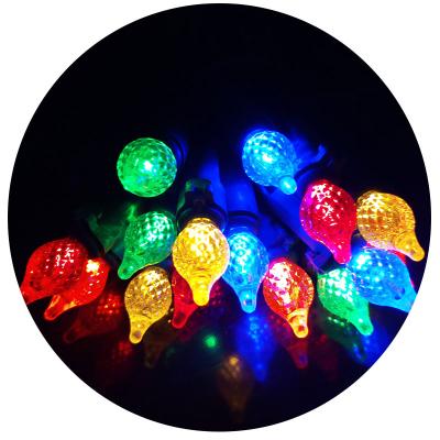 China AC LED Curtain Light Christmas Led Lights For Decoration Strawberry Fairy Lights Bulbs String Lights For Christmas Holiday for sale