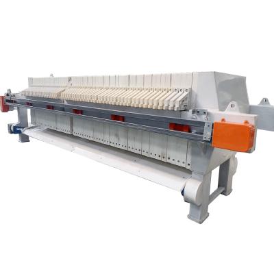 China Hotels Siemen PLC Control Chamber Filter Press Equipment Automatic Filter Press Cloth for sale