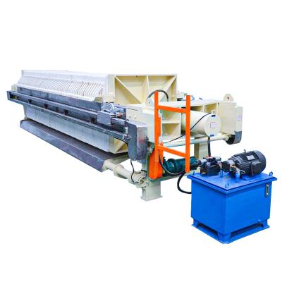 China Automatic industrial hydraulic frame and chamber sludge plate filter press equipment mine membrane filter press price for sale