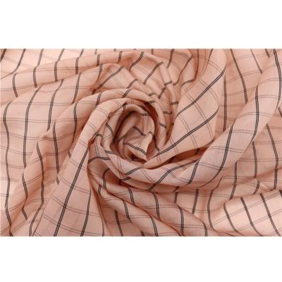 China Sustainable Yarn Dyed Check Fabric Tencel Polyamide Polyester Yarn Dyed Checks Smooth High Quality Textile for sale