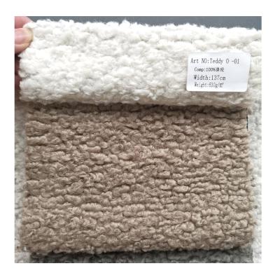 China Breathable Warm High End Boucle Fleece Fabric For Home Textiles for sale