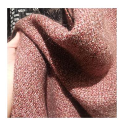 China Breathable Furniture Wadding Blend Fabric Wholesale Wool Real Fur Super Soft Materials for sale