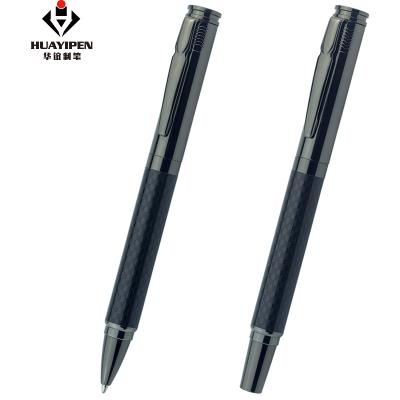 China High Quality Luxury Carbon Fiber Black Firearm Fashion Heavy Metal Ballpoint Pen Pens Rollerball Pen for sale