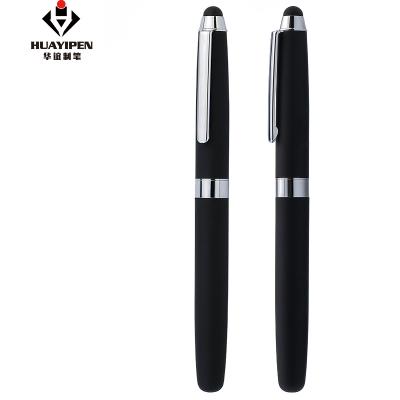 China office & School Pen High Quality Metal Stylus Pen Promotional Gift Rubber Roller for Commercial Office for sale