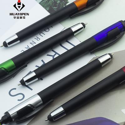 China office & School Pen Advertising 2 in 1 plastic ballpoint pen brand pen with custom logo for sale