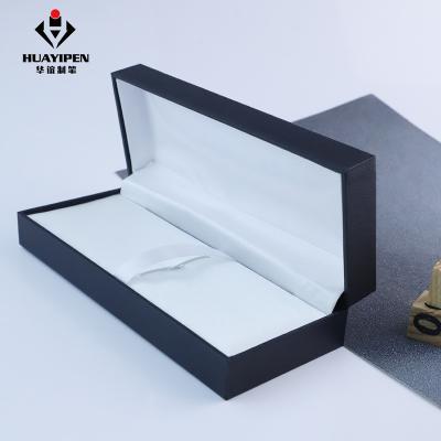 China Plain Simple Black Metal Pen Gift Paper Box for Promotion Activity for sale