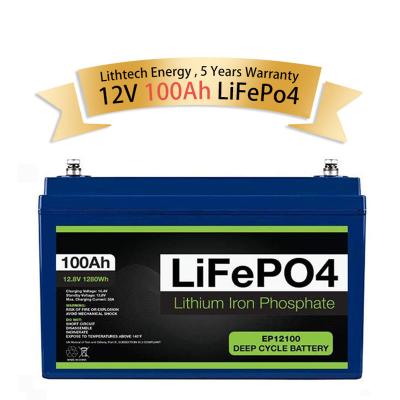 China RV/Solar/Marine Deep Cycle BMS Lifepo 4 12v 50ah 100ah 200ah lithium iron phosphate battery pack for RV/Solar/Marine for sale