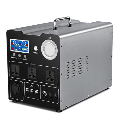 China Type C Lifepo4 Battery 1600W Portable Solar Generator Emergency Power Station For Beach Camping Emergency for sale