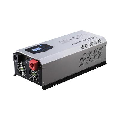 China Solar Power System Home 12v 24v 48v Solar Inverter 1kw 2kw 3kw 4kw 5kw 6kw 7kw Off Grid Pure Sine Wave Inverter With Charger for sale