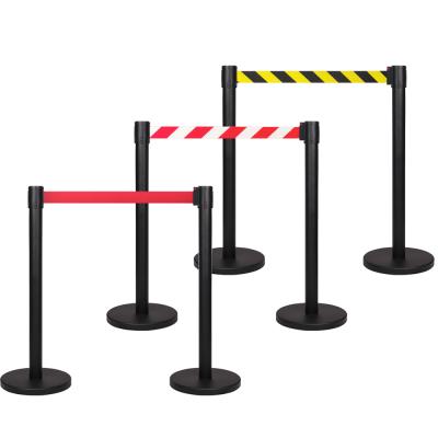 China Wholesale Crowd Control Use Queue Holder , Belt Security Retracted 2.3m Length/4.8cm Width for sale