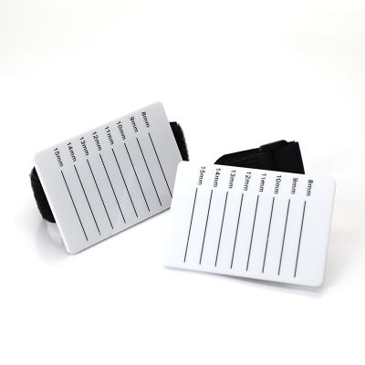 China Acrylic Lash Palette Extensions Holder Eyelash Extension Eyelash Extension Wholesale Price With Hand Band for sale