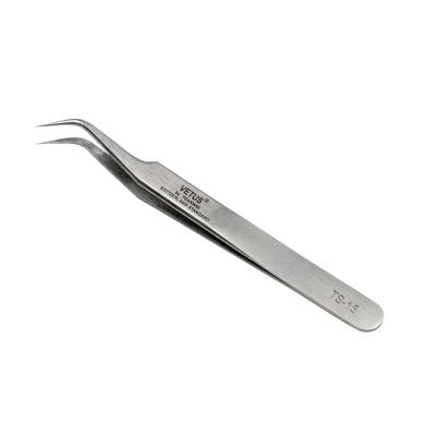 China Eyelash Extensions Tweezers TS-10 TS-11 TS-12 TS-13 TS-14 TS-15 VETUS Cosmetic Accessories Quality Stainless Eyebrow Tweezers for sale