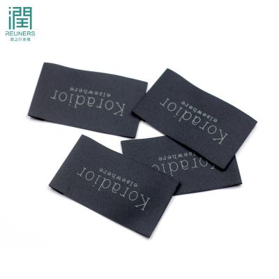 China Sustainable Custom Wholesale Washable Polyester Clothing Printed Factory Garment Labels for sale