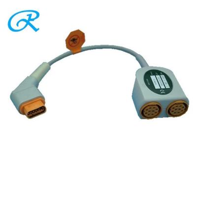 China Siemens Reusable Ibp Transducer Cable For Siemens , 16 Pin Invasive Blood Pressure Transducer for sale