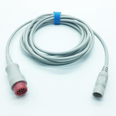 China Mindray Invasive Blood Pressure Cable , TPU Jacket Ibp Pressure Transducer for sale