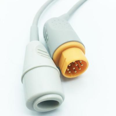 China Latex Free IBP Transducer Cable Compatible Siemens Drager To Edward Transducer Adapter for sale