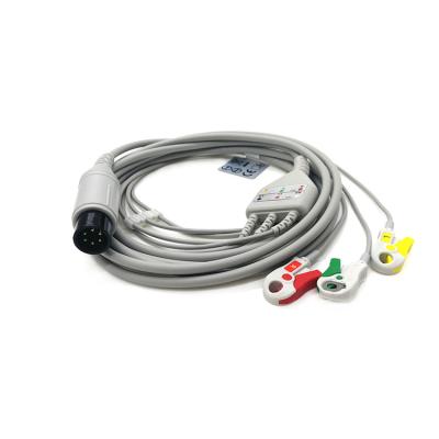 Китай Педиатрическое кабелей и Leadwires руководства ECG Pin 3 Electrocardiograph 6 взрослое продается