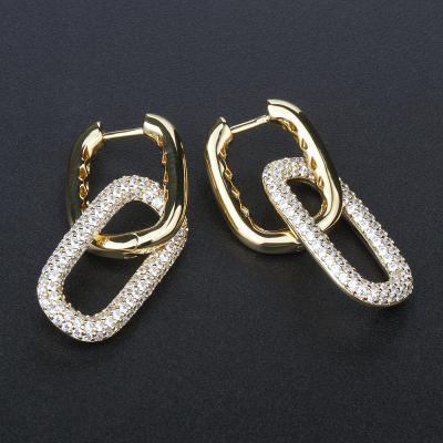 China Sterling Silver Huggie Earrings Simple Circle Jewelry CLASSIQUE 2022 New Fashion Jewelry 18k Gold Plated Earring Women 925 Gold Plated for sale