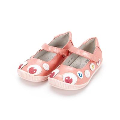 China GENGWEIYUN Factory Cartoon Breathable PU Leather Breathable Princess Shoes Girls Shoes Wholesale for sale