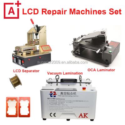 China Equipment for NEW Cell Phone Glass Full Set LCD Repair Machine Vacuum LCD Separator OCA Laminating Machine Replacement Air Bubble Removing Machine For mobile phone for sale