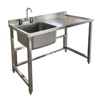 China Without Faucet Product Stainless Steel Sink Hot Selling Small Size Commercial Sink for sale