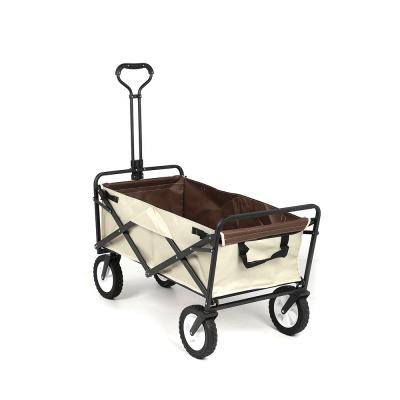 China Shopping Trolley Wholesale Customized Heavy Duty Outdoor Camping Trolley Folding Garden 4 Wheels High Quality Foldable Trolley Trolley for sale