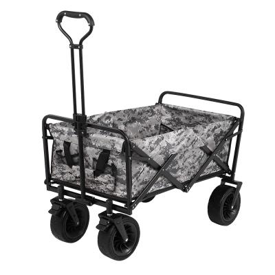 China Folding Storage Folding 4 Wheel Garden Carts Patio Watcher Cart High Quality Best Selling Shopping Bag for sale