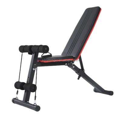 China Indoor In Home Gym Running Commercial Equipment Adjustable Weight Bench Press Bench With Weight Lifting Gym Equipment for sale