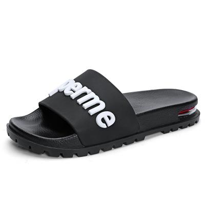 China Fashion trend slippers, cushions, men's indoor and outdoor bathroom beach soft-soled sandals and slippers for sale