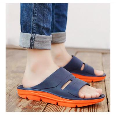 China Large Size Arch Thick Bottom Slippers Summer Men Anti-slippery Slippers 49 Word Indoor Hotel Rehabilitation Slippers for sale