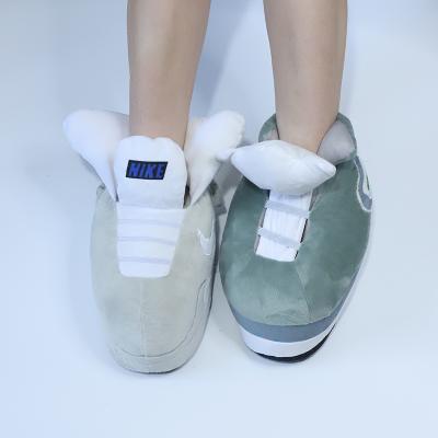 China Women's Custom Anti-slippery Indoor Soft Slipper Yeezy Sneaker Indoor Slippers for sale