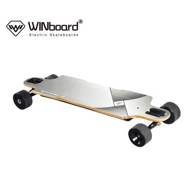 China Cheap Adult WINboard Wooden Offroad Women's Electric Skateboard Long Board For Beginners for sale