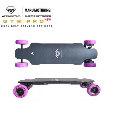 China Adult PRO 10S3P 9AH WINboard GTM 6 Battery 5 Color Option Rear Tires 180KV 5065 Dual Belt Motor All Terrain Electric Skateboard for sale