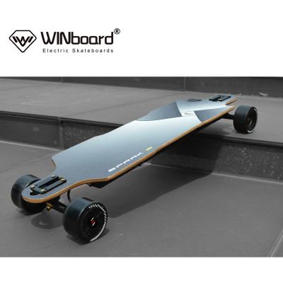 China Youth WINboard SPARK S 10S4P 8.8AH Battery Bamboo Deck Wireless Remote Control Electric Skateboard for sale