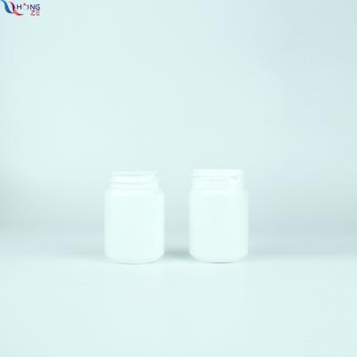 China food & High Quality Plastic Beverage Packaging HDPE 100ml Chewing Gum Bottles For Sweets Pill Capsule Bottles With Tear Off Cap for sale