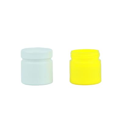 China Small 10g Custom Color Skin Care Cream PP White Plastic Empty Wall Round Round Face Cream Cosmetic Jar For Soild Lipstick And Perfume for sale